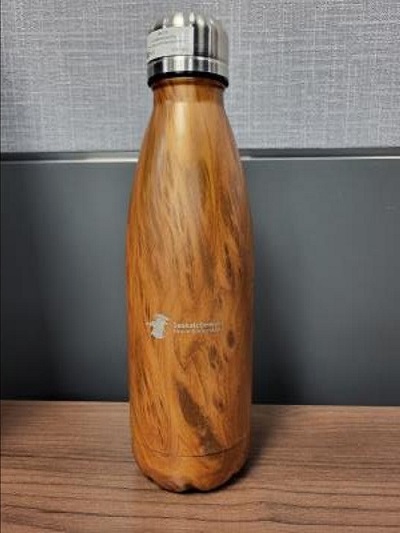 Wood Finish Bottle